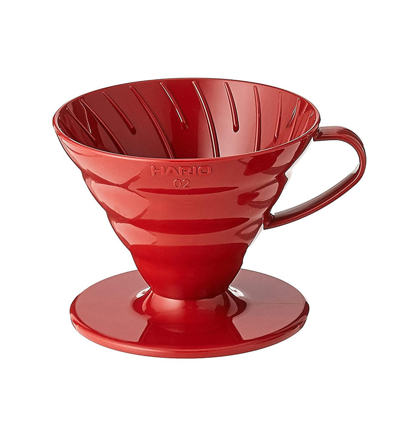 Hario V60 Plastic Coffee Dripper (Red)