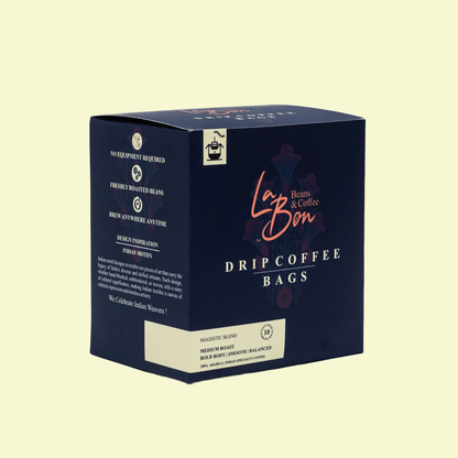 Easy Pour Drip Bag - Majestic Blend - La Bon Beans & Coffee - 
